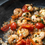 pasta con mazzancolle