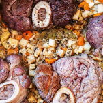 Ossobuco con piselli