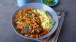 Ossobuco con piselli