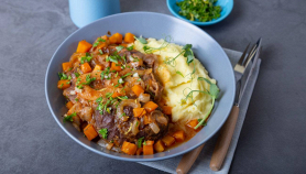 Ossobuco con piselli