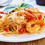 pasta con mazzancolle