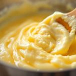 Impasto omogeneo formato con farina, amido e lievito.