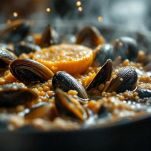 Zuppa di pesce in cottura