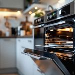 Manopola del forno impostata alla temperatura