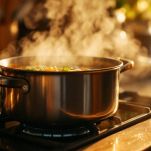 Brodo vegetale in lenta cottura