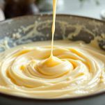 Gelatina incorporata nella crema al pistacchio