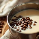 Infusione del caffè nel latte