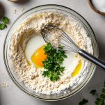 Pastella liscia in ciotola