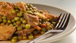 Spezzatino di tacchino con piselli