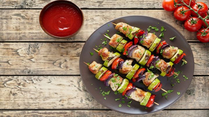 Spiedini in friggitrice ad aria