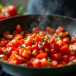 Pomodori ramati in padella