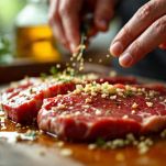 Fette di filetto con marinata