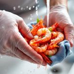 Gamberoni sotto acqua