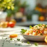 Insalata pronta da servire