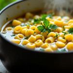 Pasta piccola nella minestra