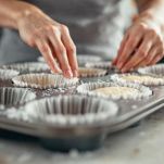 Teglia per muffin pronta