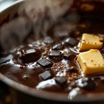 Pentolino con cioccolato cremoso