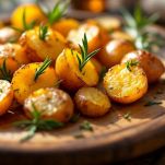 Patate arrosto appena sfornate