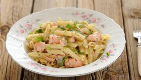 Pasta salmone e philadelphia