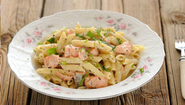 Pasta salmone e philadelphia