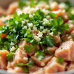 Aromi tritati sul tagliere