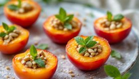 Pesche cotte al forno con ripieno dolce