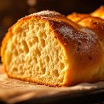 Pan brioche dorato in forno