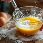 Ciotola con crema chiara