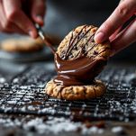 Biscotti ricoperti di cioccolato