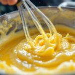 Zabaione in cottura a bagnomaria