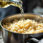 Brodo versato sul riso