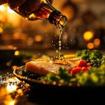 Teglia dorata appena sfornata