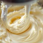 Crema chiara nella terrina