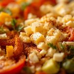 Formaggio Casera con verdure