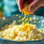 Farina setacciata nell’impasto