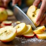 Mele a fettine sottili