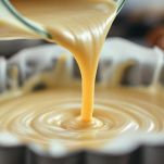 Impasto nella teglia imburrata