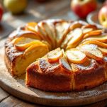 Torta su piatto da portata