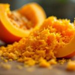 Zucca cruda grattugiata