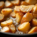 Pere a cubetti in padella