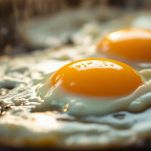 Albumi che diventano bianchi e compatti in padella