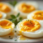 Uovo barzotto aperto