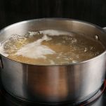 Trofie in acqua salata