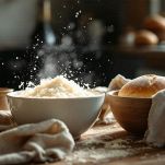 Lievito sciolto in acqua aggiunto alla pastella