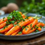 Carote lucide condite al burro