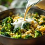 Preparazione della crema al latte