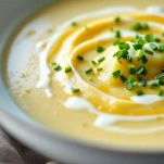 Crema fredda guarnita