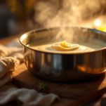 Crema vegana in cottura