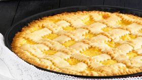 Crostata con crema pasticcera