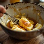 Impasto della base nella ciotola